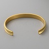 Stainless Steel Open Cuff Bangles LS-BJEW-WH0516-03G-2