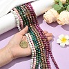 3Strands Baking Paint Glass Beads Strands DGLA-YW0001-55A-4