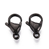 304 Stainless Steel Lobster Claw Clasps LS-STAS-T065-15mm-34B-1