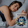 MDF Printed Wall Clock HJEW-WH0058-032-4