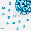  Natural Blue Quartz Beads Strands G-NB0003-70-4