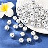 Faceted Round Plated Acrylic Beads PACR-L001-12mm-S-5