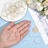 240Pcs 8 Styles 316 Surgical Stainless Steel Wine Glass Charms Rings STAS-BBC0009-38-3