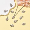 SHEGRACE Brass Micro Pave Cubic Zirconia Pendants XGRQ2O263-446A-P-5