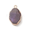 Natural Amethyst Pendants X-G-K333-01D-3