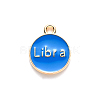 Alloy Enamel Pendants X-ENAM-S124-01A-02K-3