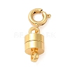 Brass Magnetic Clasps with Springs Clasps LS-KK-NH0002-15G-1