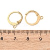 Ion Plating(IP) 304 Stainless Steel Leverback Earring Findings STAS-E103-06G-3