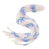 Electroplate Glass Beads Strands EGLA-D300-06-6mm-22-1