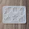 Starfish/Whale/Octopus Pendant DIY Silhouette Silicone Mold X1-DIY-K073-09A-3