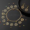 24Pcs 12 Colors 303 Stainless Steel Rhinestone Charms STAS-LS0001-30-6