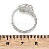 Axolotl with Starfish Alloy Enamel Adjustable Cuff Rings FS-WG6A93B-01-3