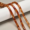Dyed Natural Agate Beads Strands G-G203-01I-1