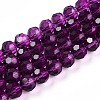 Baking Paint Transparent Glass Beads X1-DGLA-A035-T10mm-A09-1