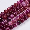 Natural Agate Round Beads Strand G-L084-10mm-59-1