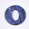 Rubberized Style Acrylic Pendants OACR-T011-157-2
