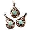 Natural Amazonite Pendants G-H065-02R-21-1