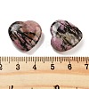 Heart Natural Rhodonite Palm Stones G-C134-06A-19-3