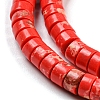 Synthetic Imperial Jasper Dyed Beads Strands G-D077-D01-02I-4