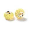 AB Color Resin Rose Flower European Beads RESI-M001-05F-2