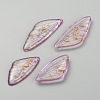 Transparent Resin Pendants RESI-TAC0004-24D-2