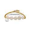 Brass Charm Bracelets & Curb Chain Bracelets Sets BJEW-SZ0001-005G-5