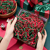 4 Sets 2 Colors Christmas Themed Paper Shredded Paper Filler OCOR-SP0001-04-3