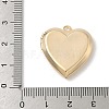 Heart Brass Locket Pendants KK-K414-12A-G-3