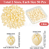 100Pcs 2 Styles Dyed Synthetic Coral Beads CORA-SP0001-02B-2