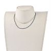 Faceted Rondelle Glass Beaded Necklaces NJEW-JN03004-7