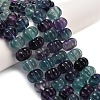Natural Fluorite Carved Beads Strands G-L634-O02-02-1