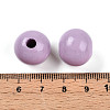 Painted Natural Wood Beads WOOD-A018-16mm-09-3
