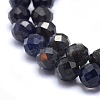 Natural Iolite Beads Strands G-O171-13-7mm-3