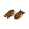 Natural Unakite Pendants G-N342-106I-2
