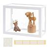 Olycraft ABS Plastic with Clear Glass Minifigures Display Case ODIS-OC0001-68-1