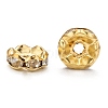 Iron Crystal Rhinestone Spacer Beads LS-RB-A008-8MM-G-1