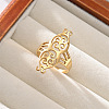 304 Stainless Steel Cuff Open Rings WG29F56-07-1