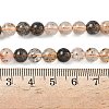 Natural Herkimer Diamond Beads Strands G-Z115-C01-6mm-5