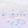 SUNNYCLUE Two Tone Transparent Spray Painted Glass Beads GLAA-SC0001-58A-5