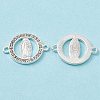 Religion Alloy Connector Charms X1-FIND-A024-01S-1