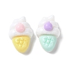 Opaque Resin Cabochons X1-CRES-F030-01I-3
