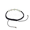Adjustable Natural Green Aventurine Braided Bead Bracelets BJEW-JB04599-03-2