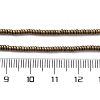 Electroplated Non-magnetic Hematite Beads Strands G-P571-A01-01H-4