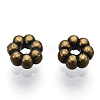 Tibetan Style Alloy Daisy Spacer Beads TIBEB-S039-047AB-NR-1