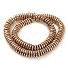Electroplated Natural Lava Rock Beads Strands G-I360-A05-02-2