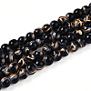 Baking Paint Glass Beads Strands DGLA-N010-6mm-M-2