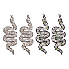 WADORN 2Pcs 2 Colors Snake Shape Appliques DIY-WR0002-52-1