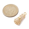 Electroplated Natural Quartz Crystal Dyed Copper Wire Wrapped Pendants PALLOY-JF02326-07-2