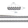 Brass Twisted Chains X-CHC-S103-P-NF-3