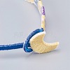 Embroidery Bracelets for Girls BJEW-H535-03-3